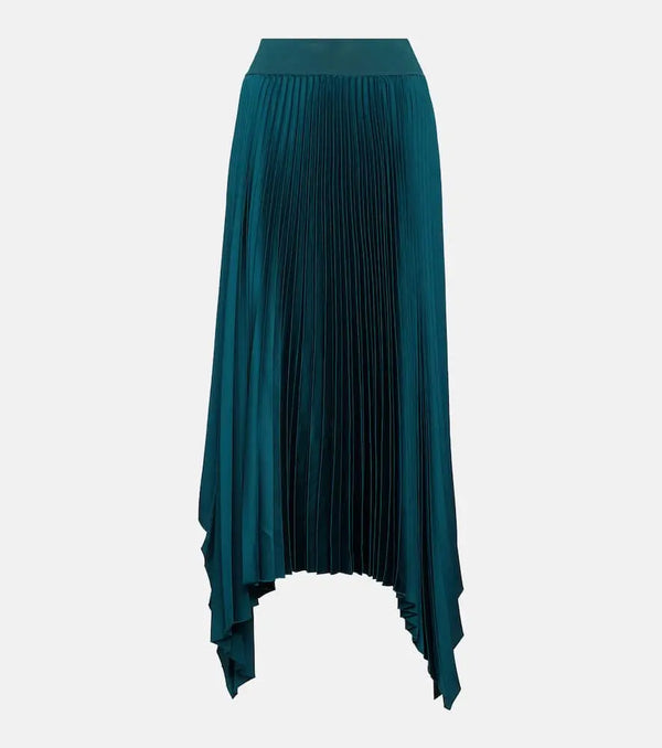 Joseph Ade asymmetric crêpe midi skirt | LYBSTORE