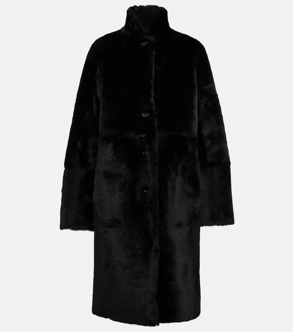 Joseph Britanny reversible leather and shearling coat | LYBSTORE