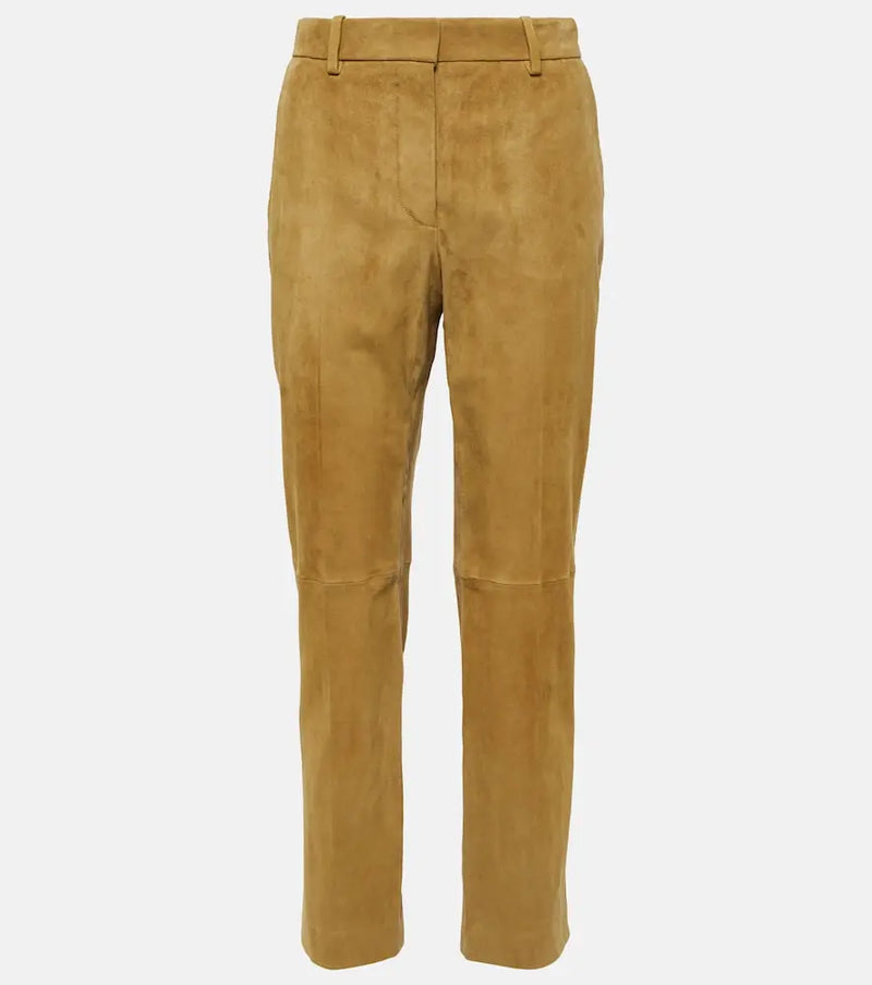 Joseph Coleman suede cropped pants | LYBSTORE