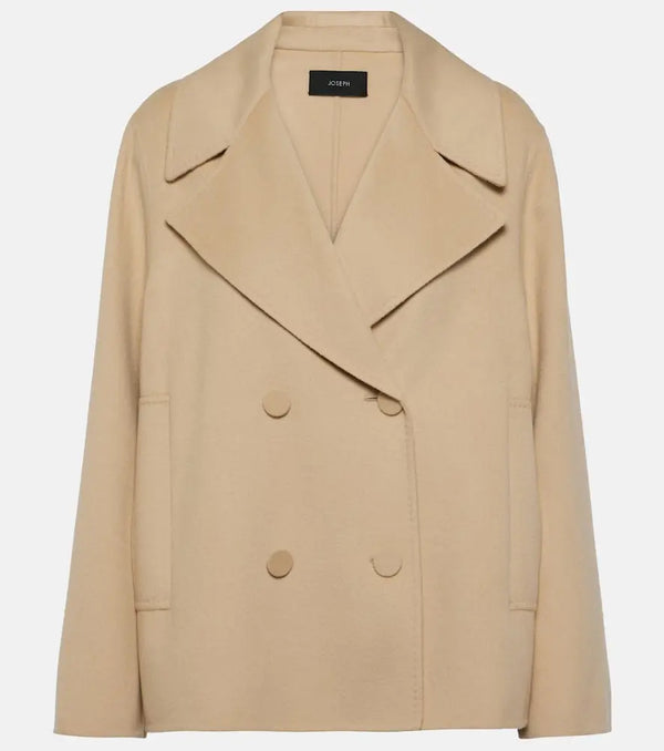 Joseph Double-breasted wool and silk coat | LYBSTORE