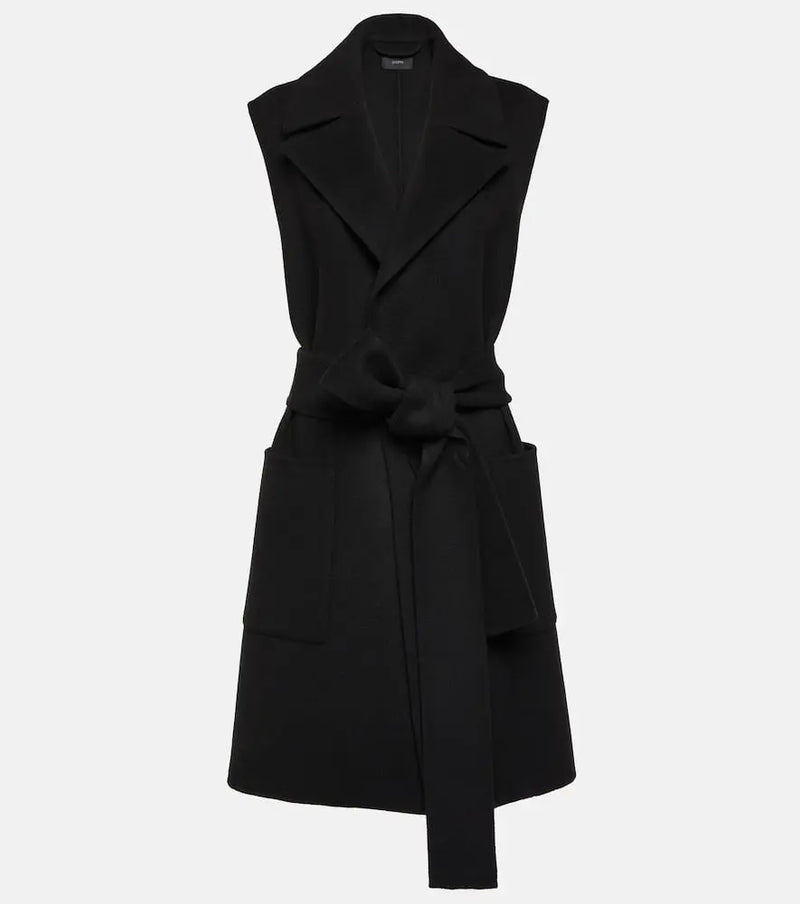 Joseph Garance wool and cashmere wrap coat | LYBSTORE