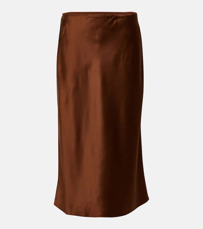 Joseph Isaak silk satin slip skirt