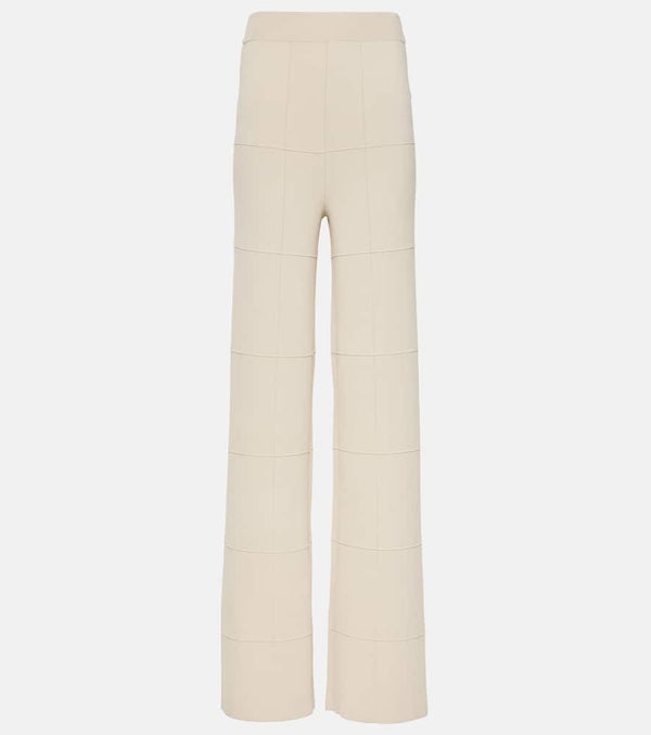 Joseph Knitted high-rise wide-leg pants