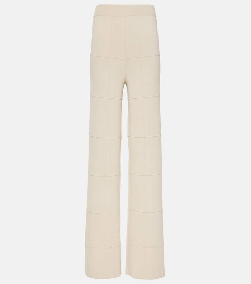 Joseph Knitted high-rise wide-leg pants