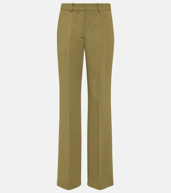 Joseph Morissey mid-rise cady flared pants | LYBSTORE