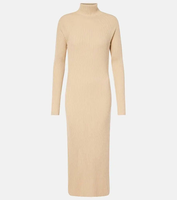 Joseph Ribbed-knit wool and silk maxi dress | LYBSTORE