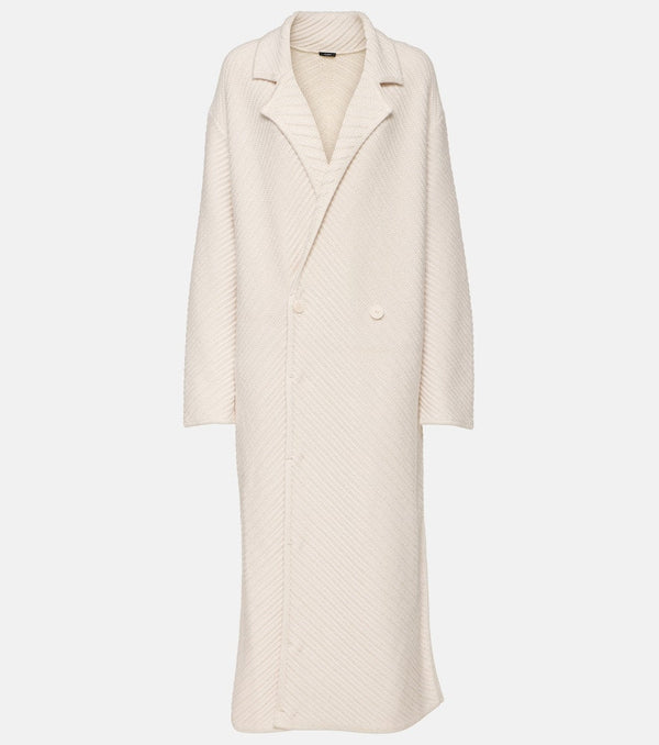 Joseph Ribbed-knit wool-blend coat