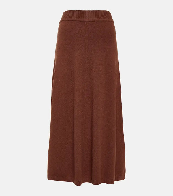 Joseph Silk-blend midi skirt | LYBSTORE