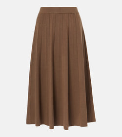 Joseph Silk-blend midi skirt