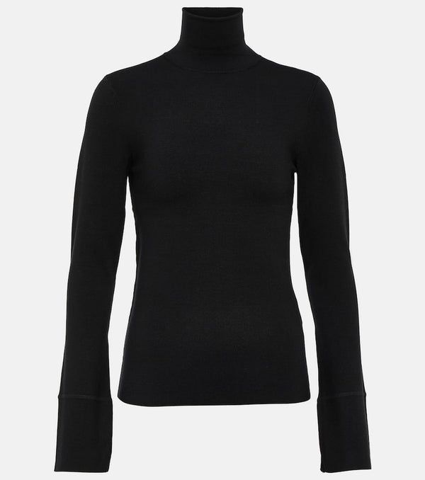 Joseph Silk-blend turtleneck top