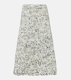 Joseph Wool-blend midi skirt | LYBSTORE