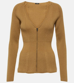 Joseph Wool ribbed-knit cardigan