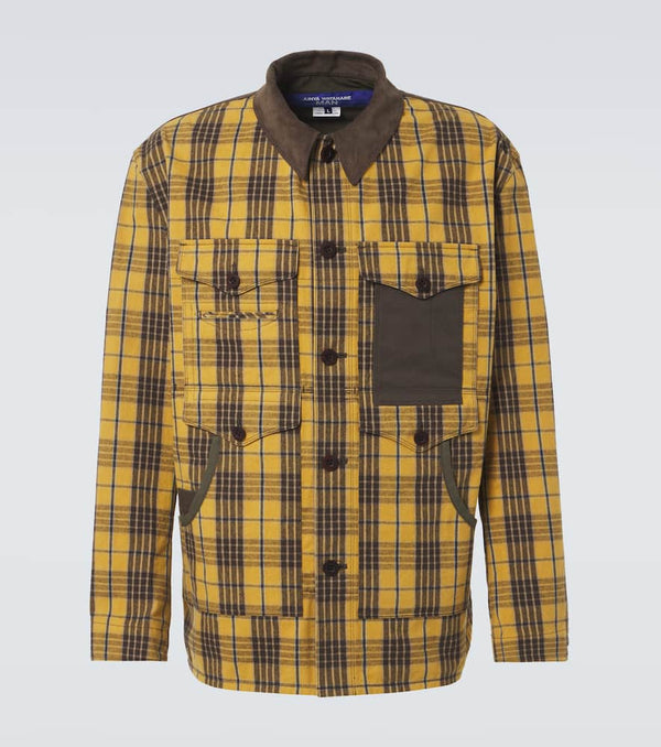 Junya Watanabe Checked cotton flannel jacket