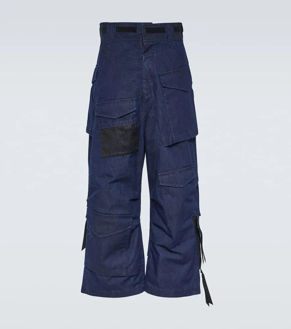 Junya Watanabe Deconstructed denim cargo pants | LYBSTORE