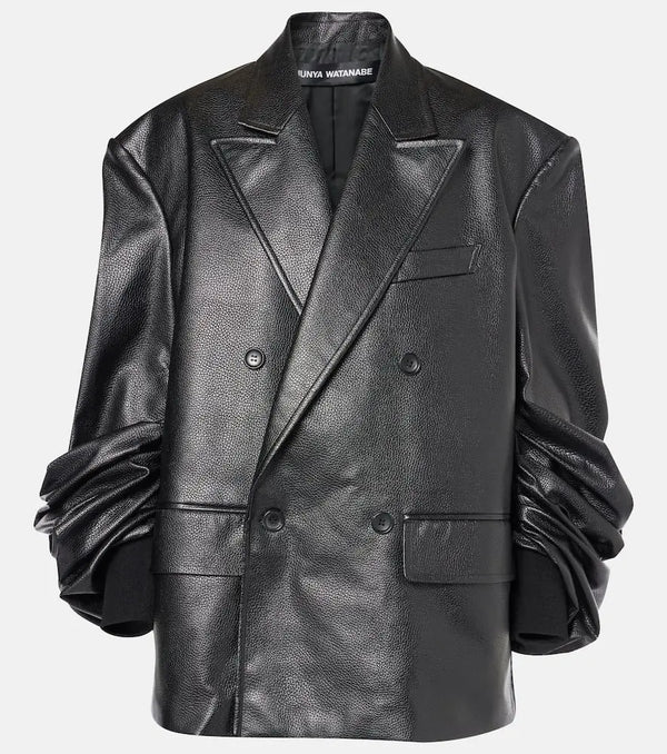 Junya Watanabe Faux leather blazer | LYBSTORE