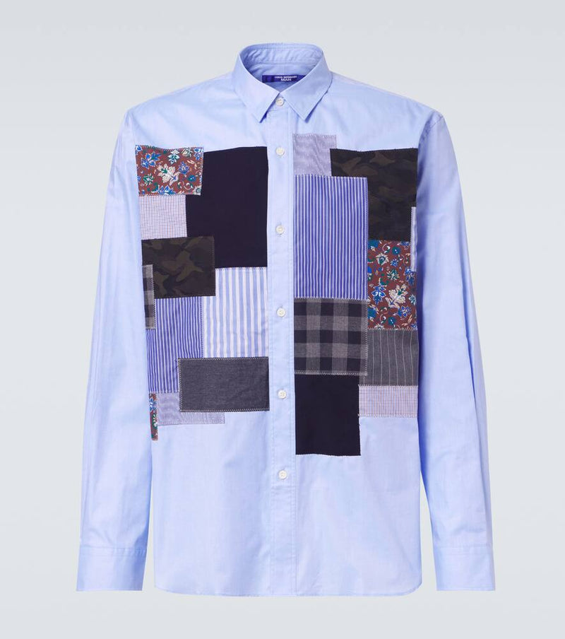 Junya Watanabe Patchwork cotton Oxford shirt