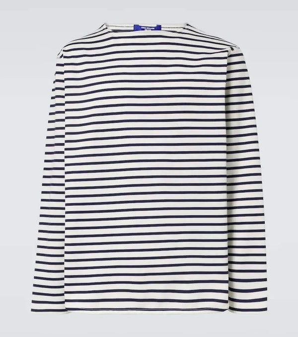 Junya Watanabe Striped cotton-blend T-shirt | LYBSTORE