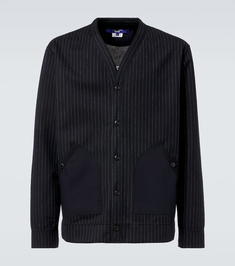 Junya Watanabe Striped wool-blend cardigan