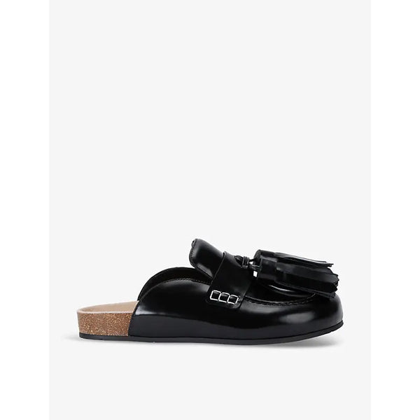 Jw Anderson Tassel-embellished slip-on leather loafers | Jw Anderson