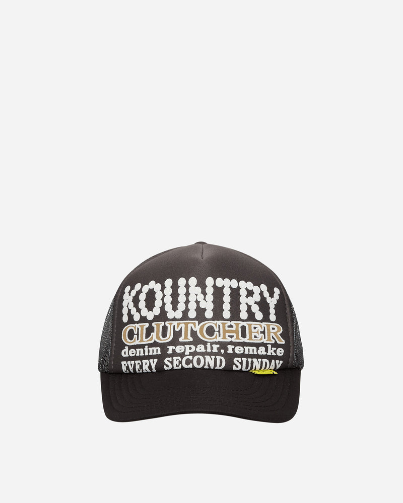 KAPITAL Kountry Pearl Clutcher Trucker Cap Grey / Black