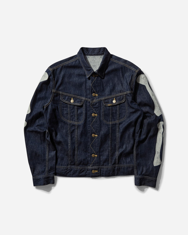 KAPITAL Men s 11.5oz Denim Mexican Tuxedo Westerner Jacket Indigo