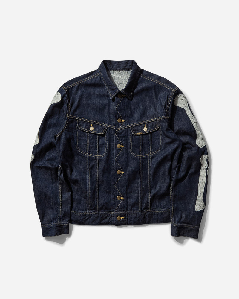 KAPITAL Men s 11.5oz Denim Mexican Tuxedo Westerner Jacket Indigo