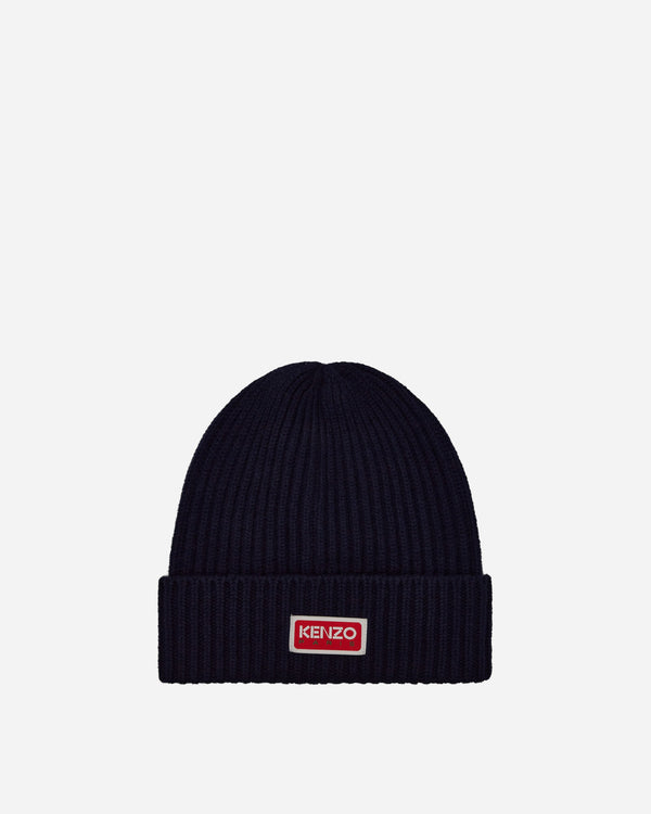 KENZO Paris Logo Beanie Midnight Blue