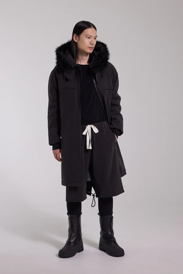 Stutterheim Kalix Matte Parka Black