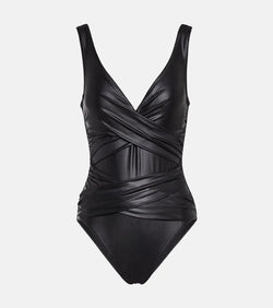 Karla Colletto Smart ruched swimsuit | LYBSTORE