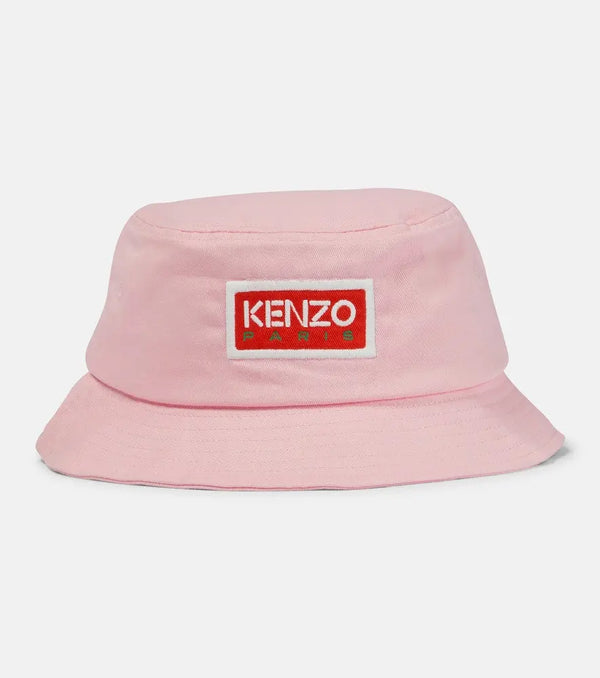 Kenzo Embroidered logo cotton sun hat | LYBSTORE