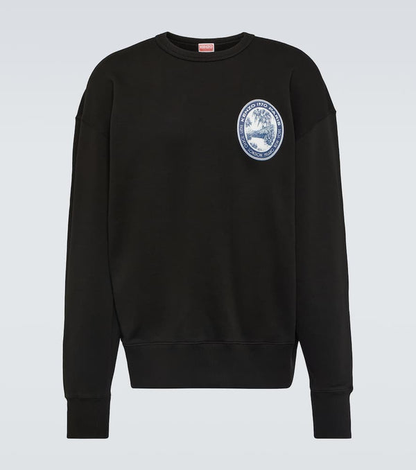 Kenzo Logo cotton jersey sweatshirt