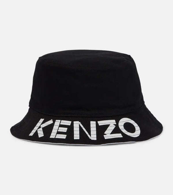 Kenzo Logo reversible cotton sun hat | LYBSTORE