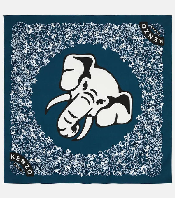 Kenzo Printed cotton scarf | LYBSTORE