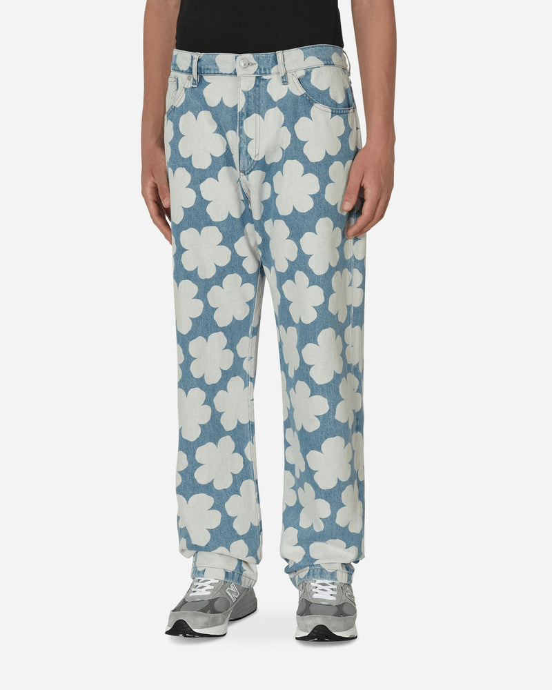 KENZO Paris Hana Dots Loose Fit Jeans Blue