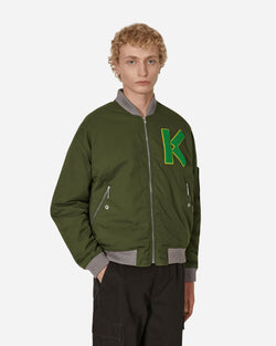 KENZO Paris Varsity Bomber Jacket Green