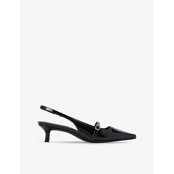 Womens Kg Kurt Geiger Former pointed-toe patent-leather courts