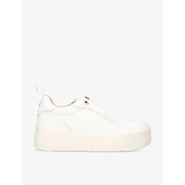 Kg Kurt Geiger Lucia branded faux-leather low-top trainers | Kg Kurt Geiger