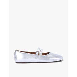 Womens Kg Kurt Geiger Magic mary-jane faux-leather ballet flats