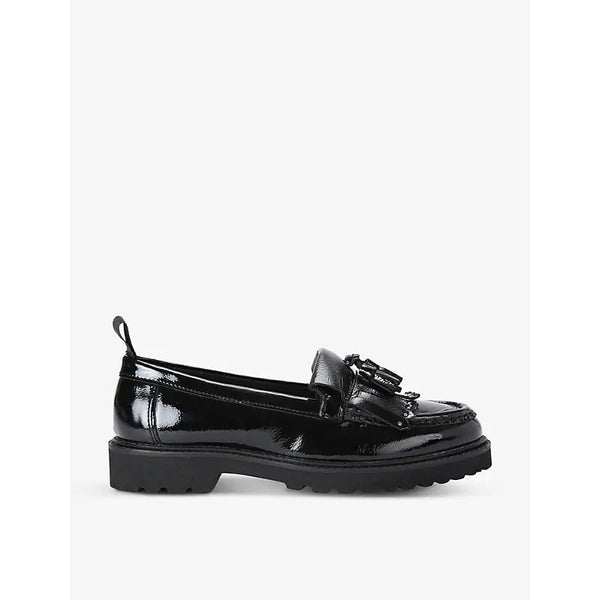 Kg Kurt Geiger Margot tassel-embellished patent-leather loafers