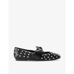 Kg Kurt Geiger Master Stud 2 stud-embellished flat leather ballet flats