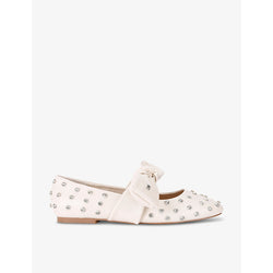 Kg Kurt Geiger Master studded faux-leather ballet flats | LYBSTORE