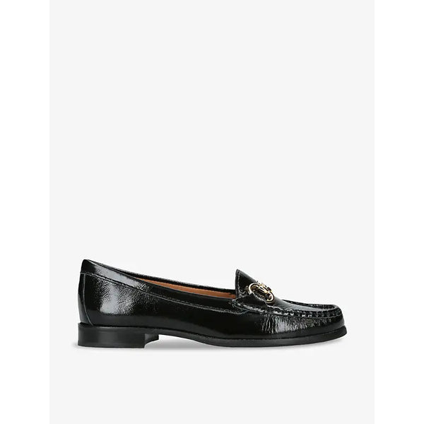 Kg Kurt Geiger Matilda horsebit-chain patent-leather loafers