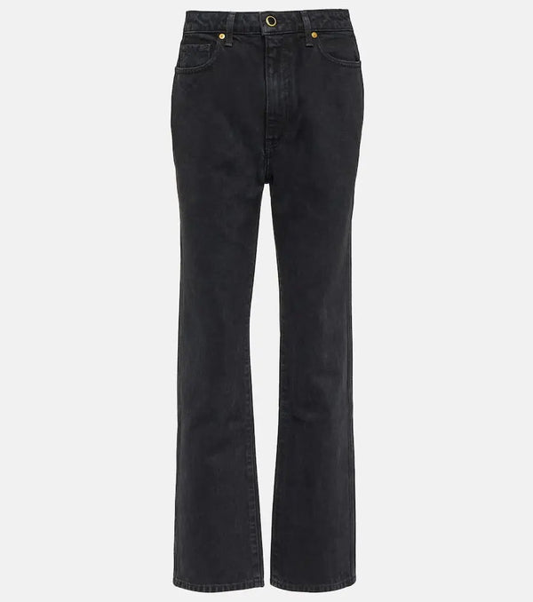 Khaite Abigail high-rise straight jeans | LYBSTORE