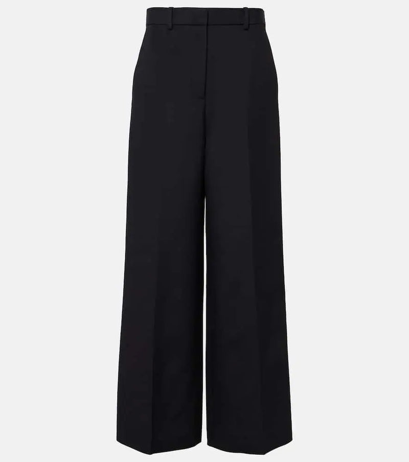 Khaite Bacall low-rise wide-leg pants