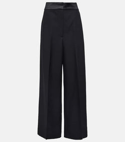 Khaite Banton high-rise wide-leg pants