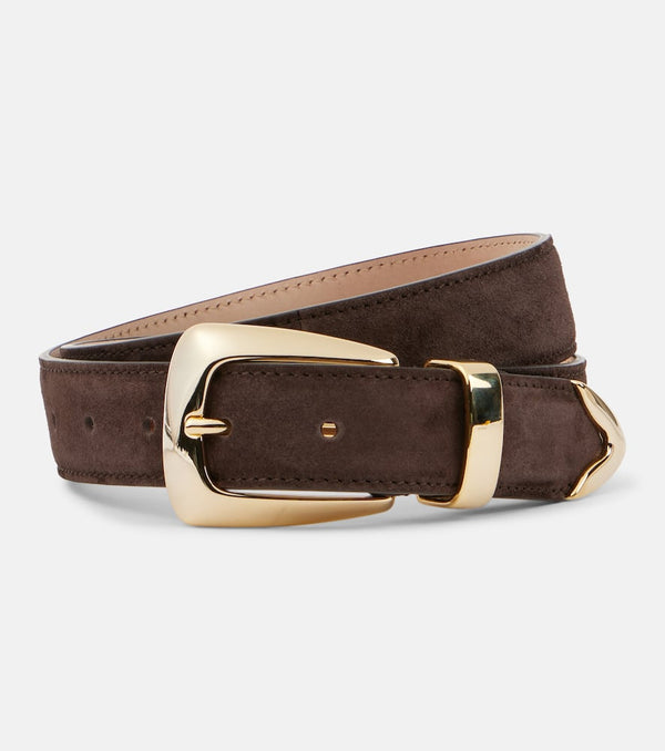 Khaite Benny suede belt | LYBSTORE