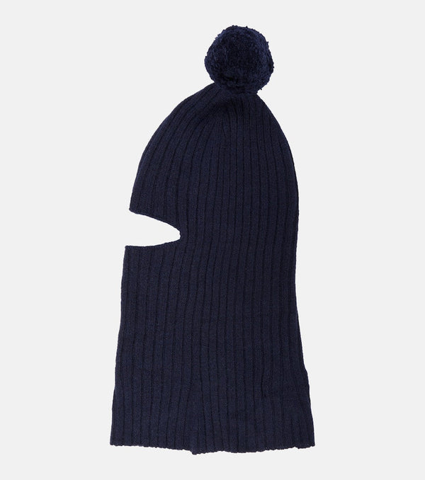 Khaite Cashmere ribbed-knit balaclava