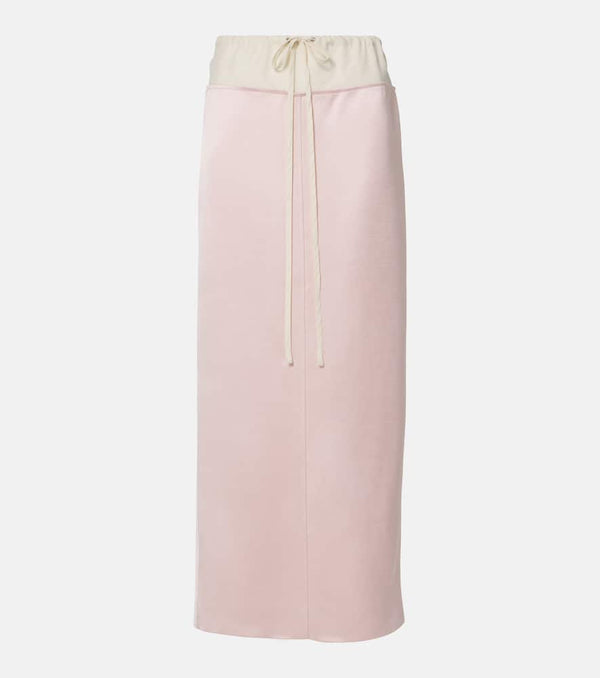 Khaite Chet satin maxi skirt