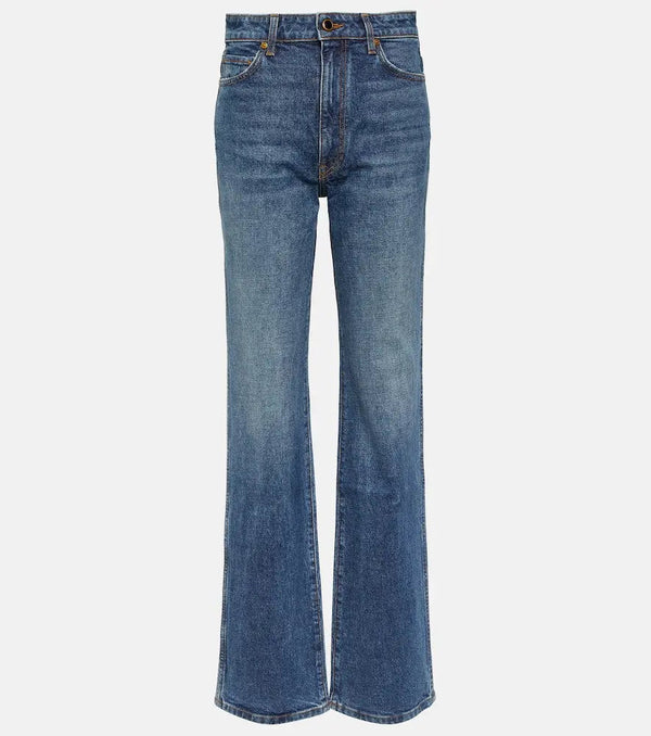 Khaite Danielle high-rise straight jeans | LYBSTORE