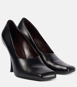 Khaite Eva leather pumps